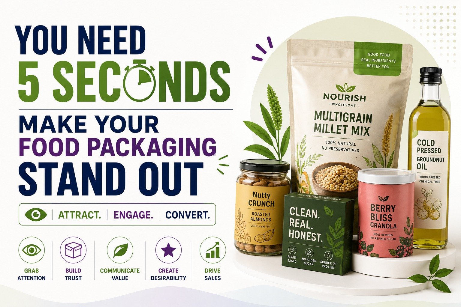 You need 5 seconds make your food packaging stand out