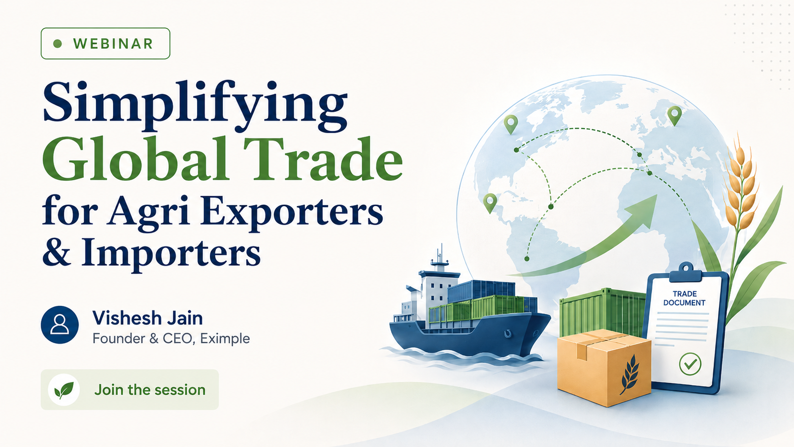 Simplifying global Trade for agri exporters/ importers